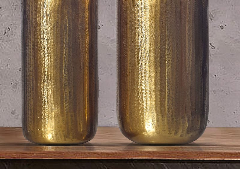Dalaro Vase 40 cm Sett med 2 - Svart bronse - Interiør - Dekorasjon & innredningsdetaljer - Vas - Sylindervase