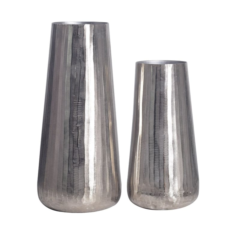 Daleri Vase 45 cm sett med 2 - Sølvfarget - Interiør - Dekorasjon & innredningsdetaljer - Vas - Sylindervase