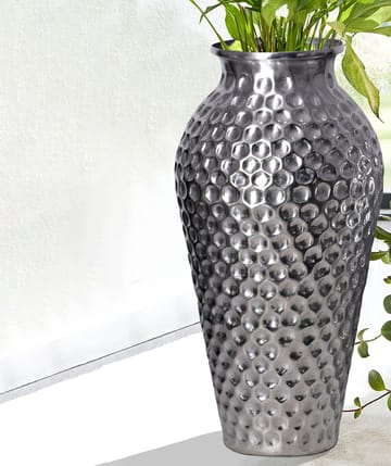Dalilo Vase 51 cm Sett med 2 - Sølvfarget - Interiør - Dekorasjon & innredningsdetaljer - Vas - Blomstervase