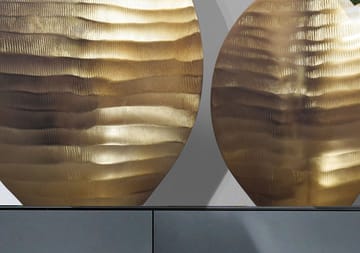 Dalira Vase 31 cm sett med 2 - Gullfarget - Interiør - Dekorasjon & innredningsdetaljer - Vas - Blomstervase