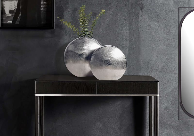 Dalora Vase 34 cm sett med 2 - Sølvfarget - Interiør - Dekorasjon & innredningsdetaljer - Vas - Blomstervase