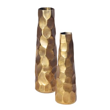 Daluna Vase 49 cm sett med 2 - Gullfarget - Interiør - Dekorasjon & innredningsdetaljer - Vas - Sylindervase