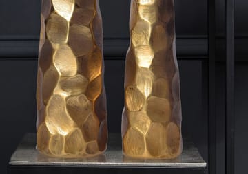 Daluna Vase 49 cm sett med 2 - Gullfarget - Interiør - Dekorasjon & innredningsdetaljer - Vas - Sylindervase