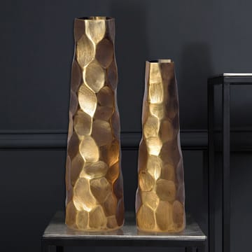 Daluna Vase 49 cm sett med 2 - Gullfarget - Interiør - Dekorasjon & innredningsdetaljer - Vas - Sylindervase