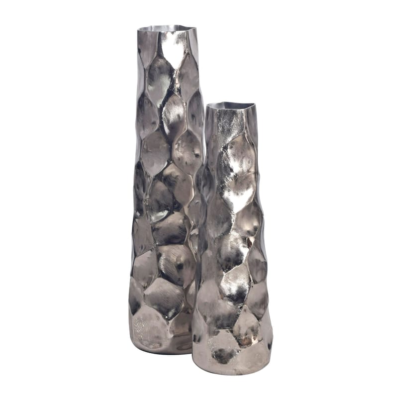 Daluna Vase 49 cm sett med 2 - Sølvfarget - Interiør - Dekorasjon & innredningsdetaljer - Vas - Sylindervase