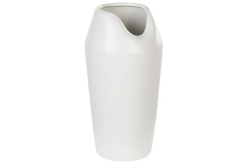 Dekorationsvas Beliani Apamea White