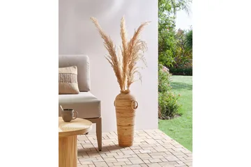 Dekorationsvas Beliani Elatia 20x20x50 cm Nature - Interiør - Dekorasjon & innredningsdetaljer - Vas - Blomstervase