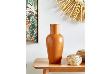 Dekorationsvas Beliani Karfi Orange - Interiør - Dekorasjon & innredningsdetaljer - Vas - Blomstervase