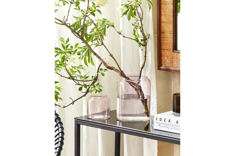 Dekorationsvas Beliani Rasam Blush Pink - Interiør - Dekorasjon & innredningsdetaljer - Vas - Blomstervase