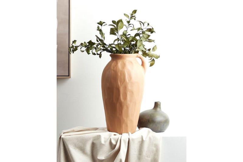 Dekorationsvas Beliani Taiping Beige - Interiør - Dekorasjon & innredningsdetaljer - Vas - Blomstervase