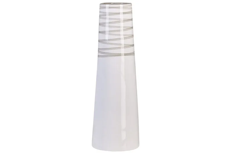 Dekorationsvas Beliani Tarragona White||Grey