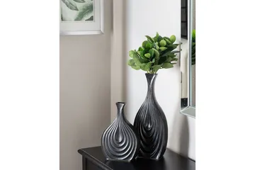 Dekorationsvas Beliani Thapsus Svart, 16x4x39 cm Black - Interiør - Dekorasjon & innredningsdetaljer - Vas - Blomstervase