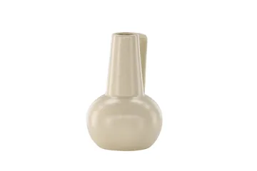 Lane Vase 15x15 cm - Beige - Interiør - Dekorasjon & innredningsdetaljer - Vas