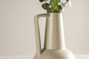 Lane Vase 15x15 cm - Beige - Interiør - Dekorasjon & innredningsdetaljer - Vas