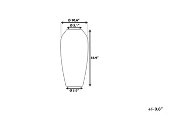Lorca Vase 27 cm - Sølv - Interiør - Dekorasjon & innredningsdetaljer - Vas - Blomstervase