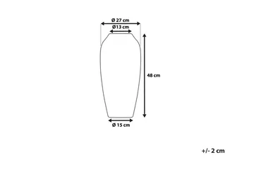 Lorca Vase 27 cm - Sølv - Interiør - Dekorasjon & innredningsdetaljer - Vas - Blomstervase