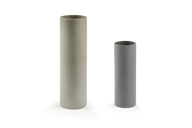 Vase Sefty Sett med 2 - Beige|Grå - Vas - Blomstervase - Dekorasjon & innredningsdetaljer