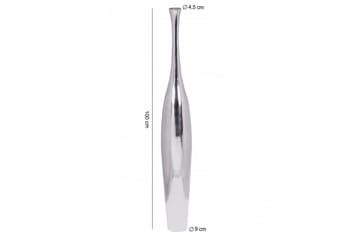 Vase Wohnling polert aluminiumstøp, moderne stil 100 cm - 100 cm - Interiør - Dekorasjon & innredningsdetaljer - Vas - Blomstervase