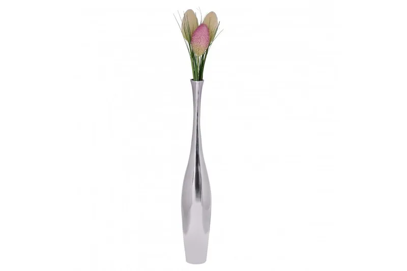 Vase Wohnling polert aluminiumstøp, moderne stil 75 cm, 75 cm