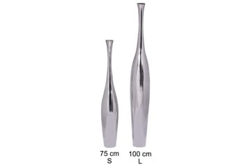 Vase Wohnling polert aluminiumstøp, moderne stil 100 cm - 100 cm - Interiør - Dekorasjon & innredningsdetaljer - Vas - Blomstervase