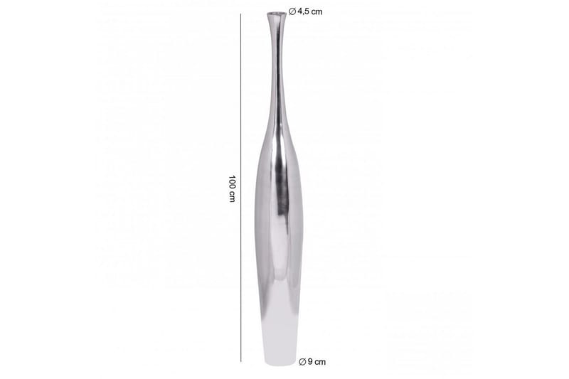 Vase Wohnling polert aluminiumstøp, moderne stil 100 cm - 100 cm - Interiør - Dekorasjon & innredningsdetaljer - Vas - Blomstervase