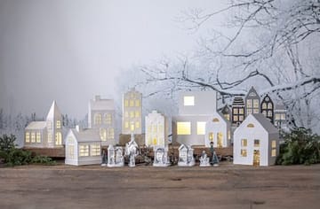 Villa lysestake 32 cm - grå - Interiør - Dekorasjon & innredningsdetaljer - Julepynt & juledekorasjon
