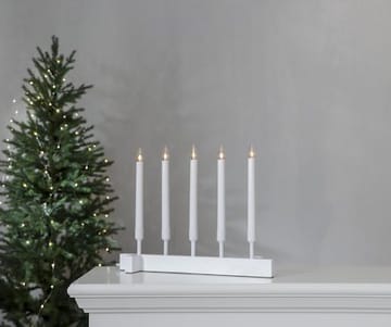Vind Lysestake 40 cm - hvit - Interiør - Dekorasjon & innredningsdetaljer - Julepynt & juledekorasjon
