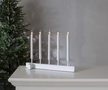 Vind Lysestake 40 cm - hvit - Interiør - Dekorasjon & innredningsdetaljer - Julepynt & juledekorasjon