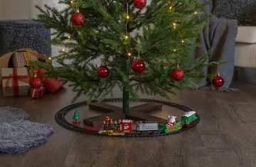 X-mas Train dekorativt sceneri 103 cm - Flerfarget - Interiør - Dekorasjon & innredningsdetaljer - Julepynt & juledekorasjon