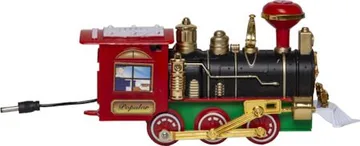 X-mas Train dekorativt sceneri 103 cm - Flerfarget - Interiør - Dekorasjon & innredningsdetaljer - Julepynt & juledekorasjon