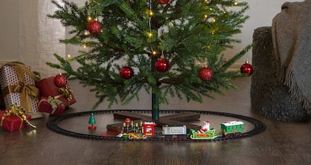 X-mas Train dekorativt sceneri 103 cm - Flerfarget - Interiør - Dekorasjon & innredningsdetaljer - Julepynt & juledekorasjon