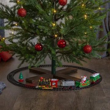 X-mas Train dekorativt sceneri 103 cm - Flerfarget - Interiør - Dekorasjon & innredningsdetaljer - Julepynt & juledekorasjon