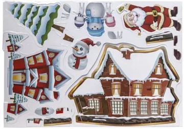 X-mas Train dekorativt sceneri 103 cm - Flerfarget - Interiør - Dekorasjon & innredningsdetaljer - Julepynt & juledekorasjon