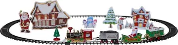 X-mas Train dekorativt sceneri 103 cm - Flerfarget - Interiør - Dekorasjon & innredningsdetaljer - Julepynt & juledekorasjon