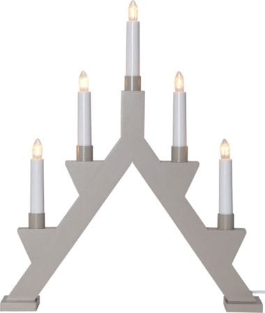 Zack lysestake 34 cm - beige - Interiør - Dekorasjon & innredningsdetaljer - Julepynt & juledekorasjon