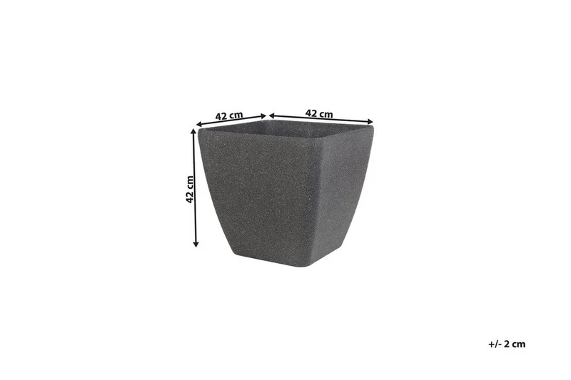 Zeli Krukke 42 cm - Grå - Interiør - Dekorasjon & innredningsdetaljer - Krukker - Utepotter