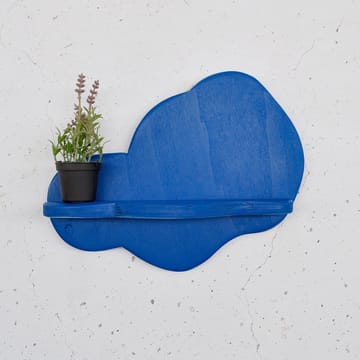 Dekorativ vegghylle i tre Hanah Home Magna Blå 35 x 25 x 11 cm - Interiør - Dekorasjon & innredningsdetaljer