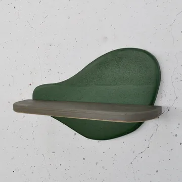 Dekorativ vegghylle i tre Hanah Home Magna Grønn / grå 35 x 20 x 11 cm - Interiør - Dekorasjon & innredningsdetaljer