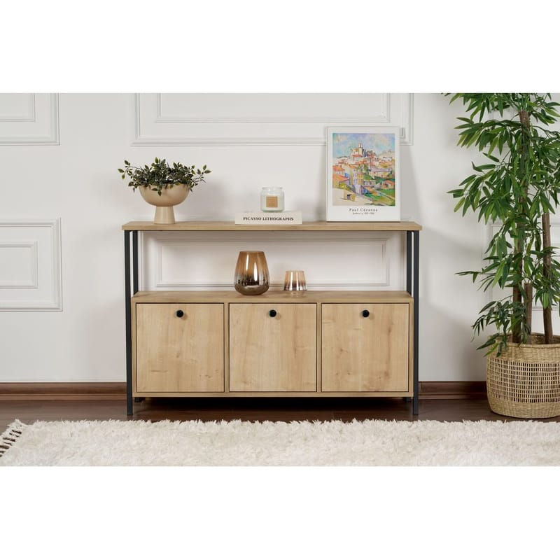 Hemani Konsollbord 120 cm - Svart - Interiør - Dekorasjon & innredningsdetaljer