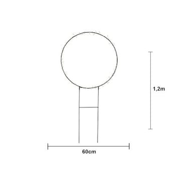 Barlumi Siluett dekorasjonsbelysning 120 cm - svart - Interiør - Innredning til barnerom - Barnelamper