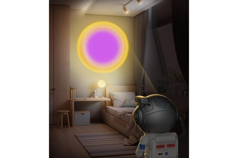 Barnelampe Mobility On Board Mini Stellar Light Space Austonaut - Hvit - Interiør - Innredning til barnerom - Barnelamper