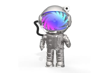 Barnelampe Mobility On Board Stellar Light Space Astronaut - Sølv - Interiør - Innredning til barnerom - Barnelamper