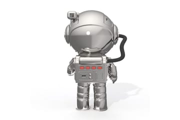 Barnelampe Mobility On Board Stellar Light Space Astronaut - Sølv - Interiør - Innredning til barnerom - Barnelamper - Skrivebordslampe barn