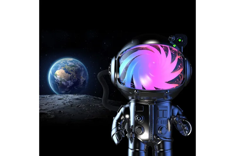 Barnelampe Mobility On Board Stellar Light Space Astronaut - Sølv - Interiør - Innredning til barnerom - Barnelamper - Skrivebordslampe barn