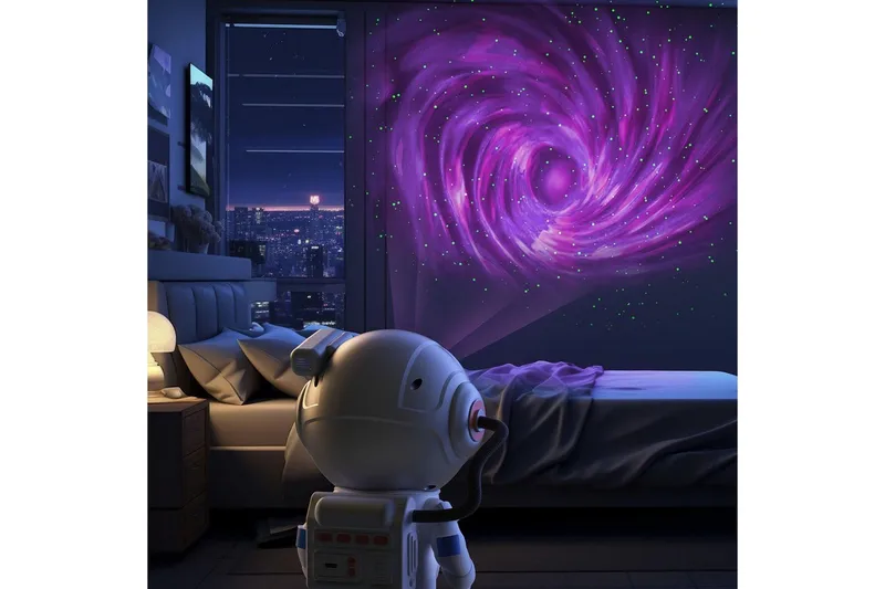 Barnelampe Mobility On Board Stellar Light Space Astronaut - Sølv - Interiør - Innredning til barnerom - Barnelamper - Skrivebordslampe barn