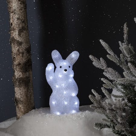Crystalo dekorasjonsfigur 14,5 cm - hvit - Interiør - Innredning til barnerom - Barnelamper