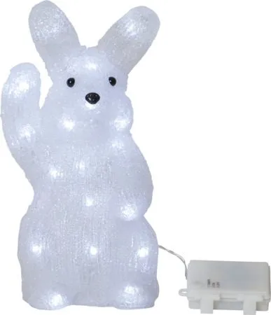 Crystalo dekorasjonsfigur 14,5 cm, hvit