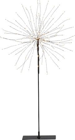 Firework innendørsdekorasjon med belysning 25 cm - Svart - Interiør - Innredning til barnerom - Barnelamper