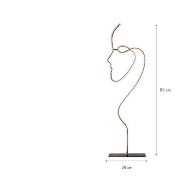 Grafico Siluett dekorasjonsbelysning 85 cm - svart - Interiør - Innredning til barnerom - Barnelamper