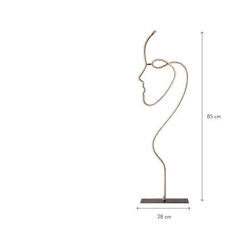 Grafico Siluett dekorasjonsbelysning 85 cm - svart - Interiør - Innredning til barnerom - Barnelamper